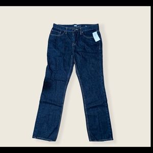 *NEW* Old Navy Mens Straight-Leg Dark Denim Jeans